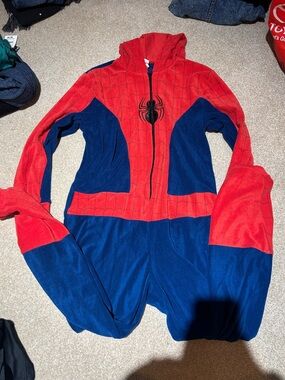 Spider-Man Red and Blue Fleece Onesie